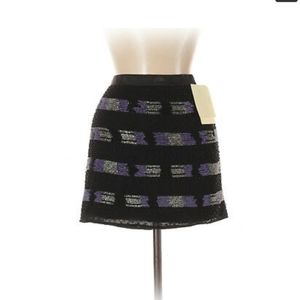 Gorgeous Gryphon embellished beaded mini skirt